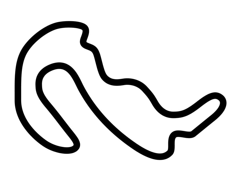 Spring Mountain Motorsports Ranch 1.2 Kart Decal - White - 5cm