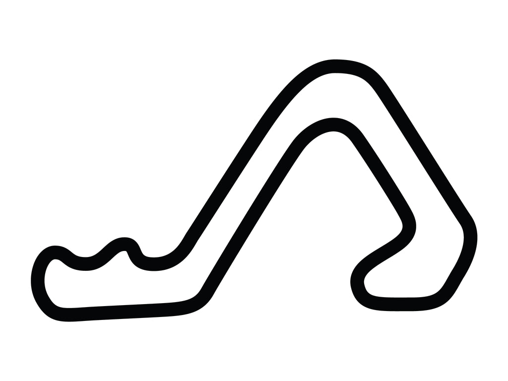 Motorsport Ranch Cresson 1.7 Decal - White - 5cm