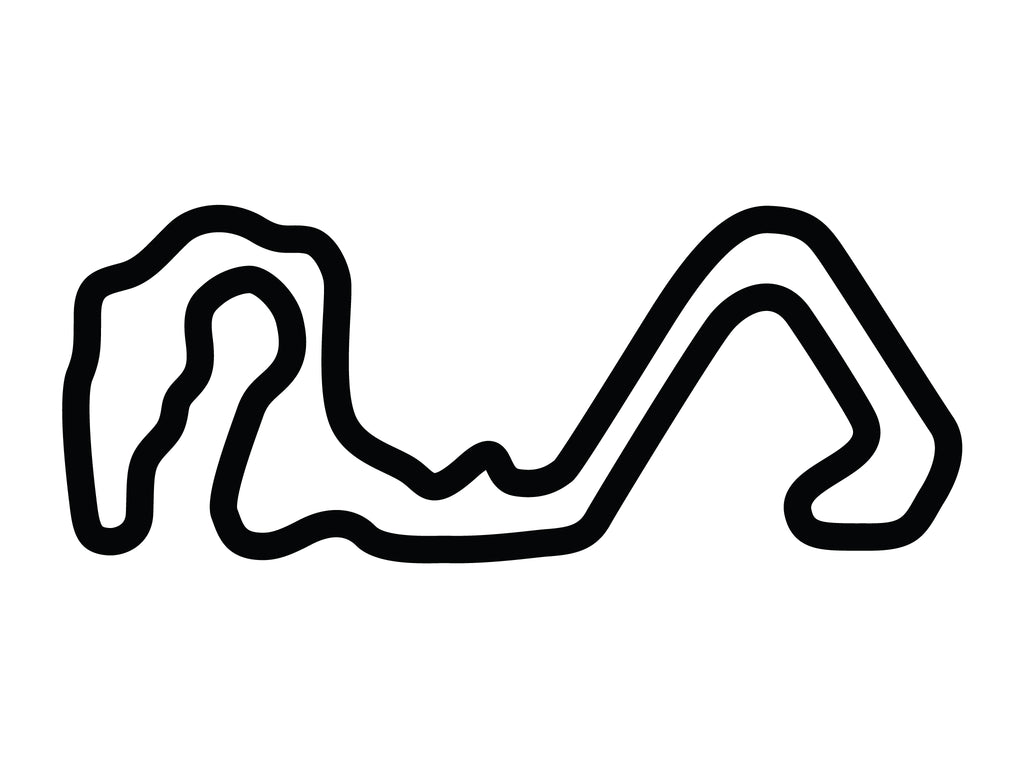 Motorsport Ranch Cresson 3.1 Decal - White - 5cm