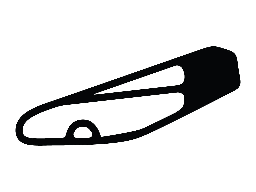Willow Springs Balcony Autocross Decal - White - 5cm