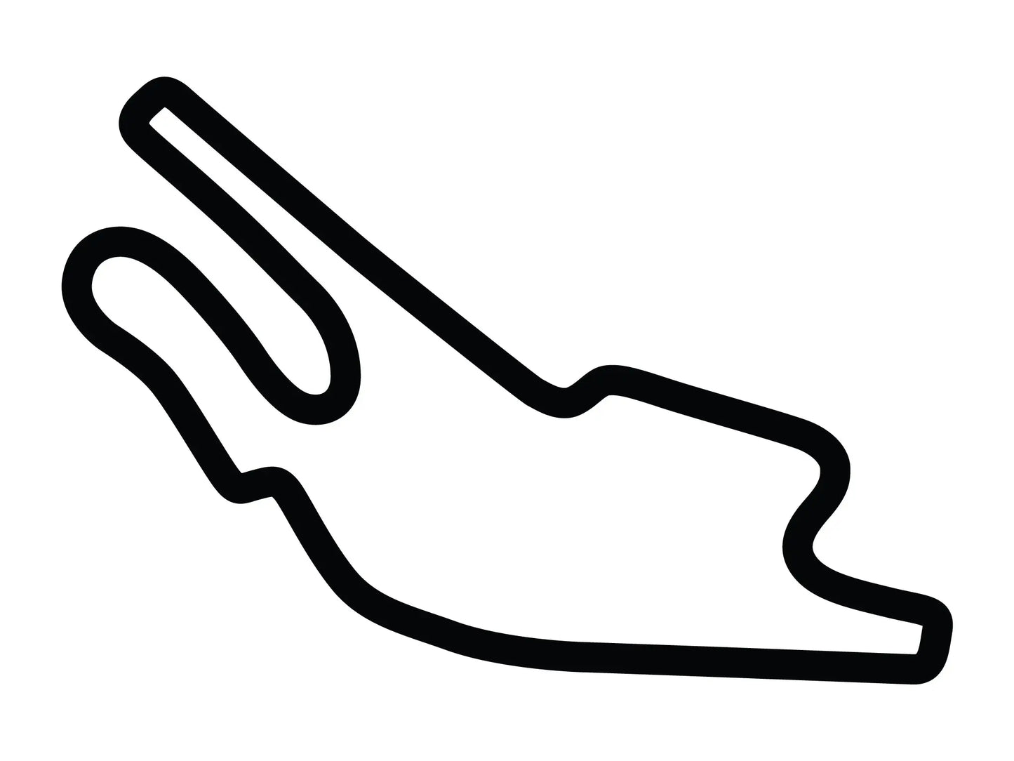 Bugatti Circuit at Le Mans Decal Position 1