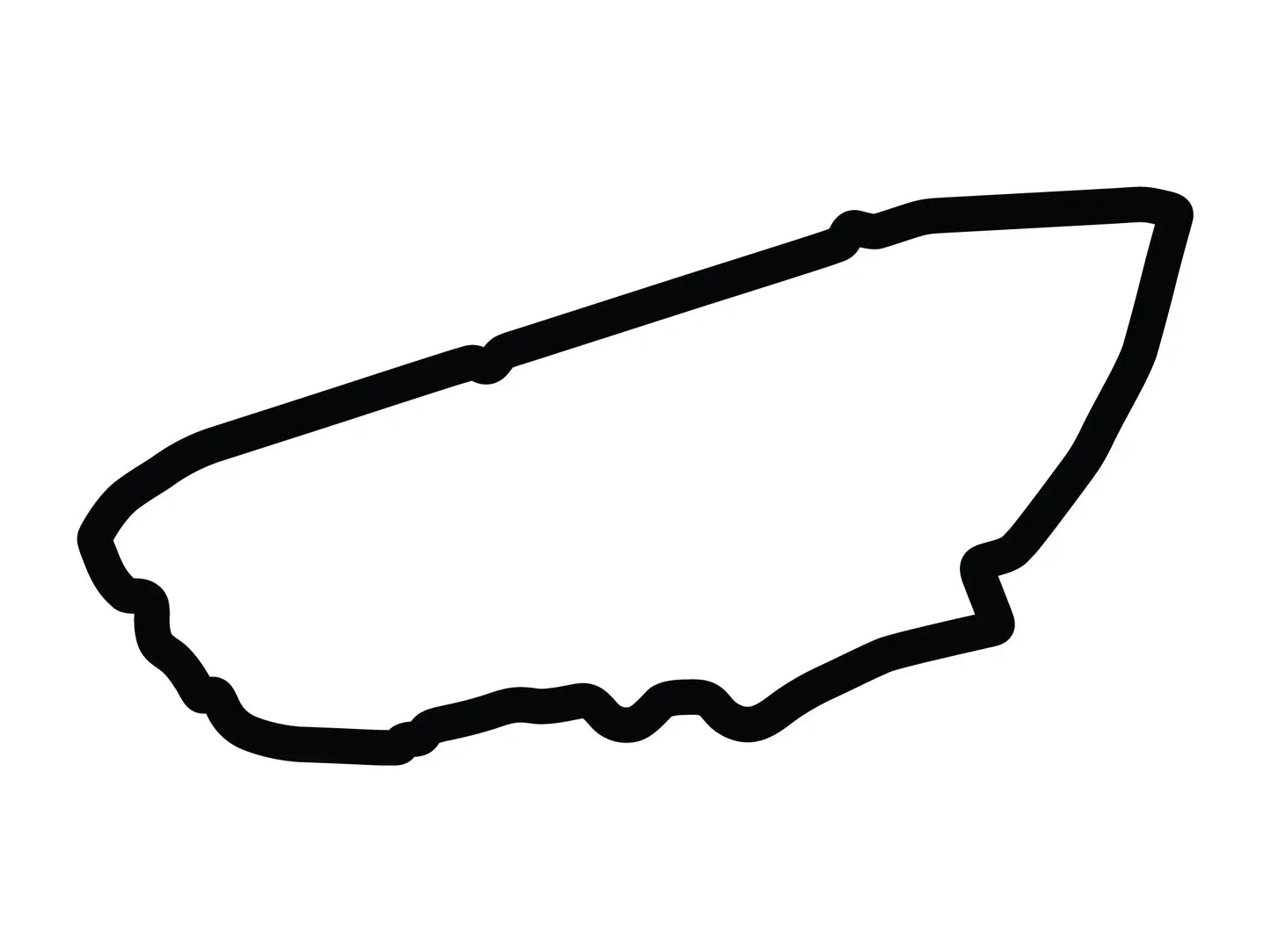 Le Mans Circuit de la Sarthe with Chicanes Decal Position 1