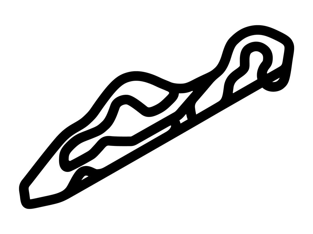 National Corvette Museum Motorsports Park Combo Decal - White - 5cm