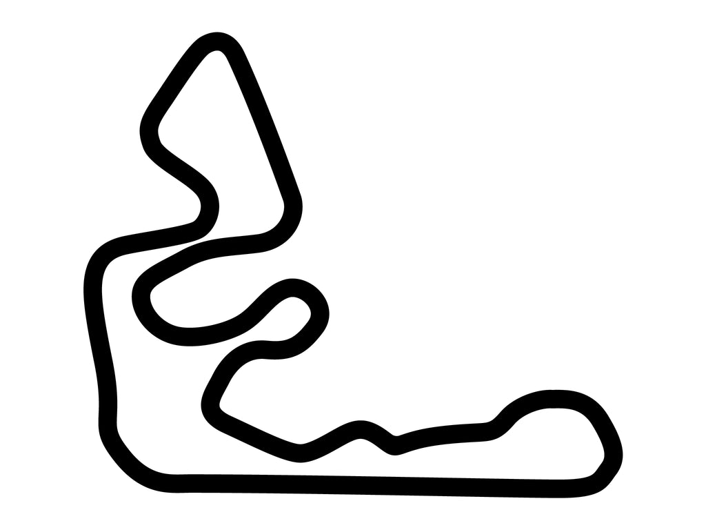 Inde Motorsports Ranch Configuration 2 Decal - White - 5cm