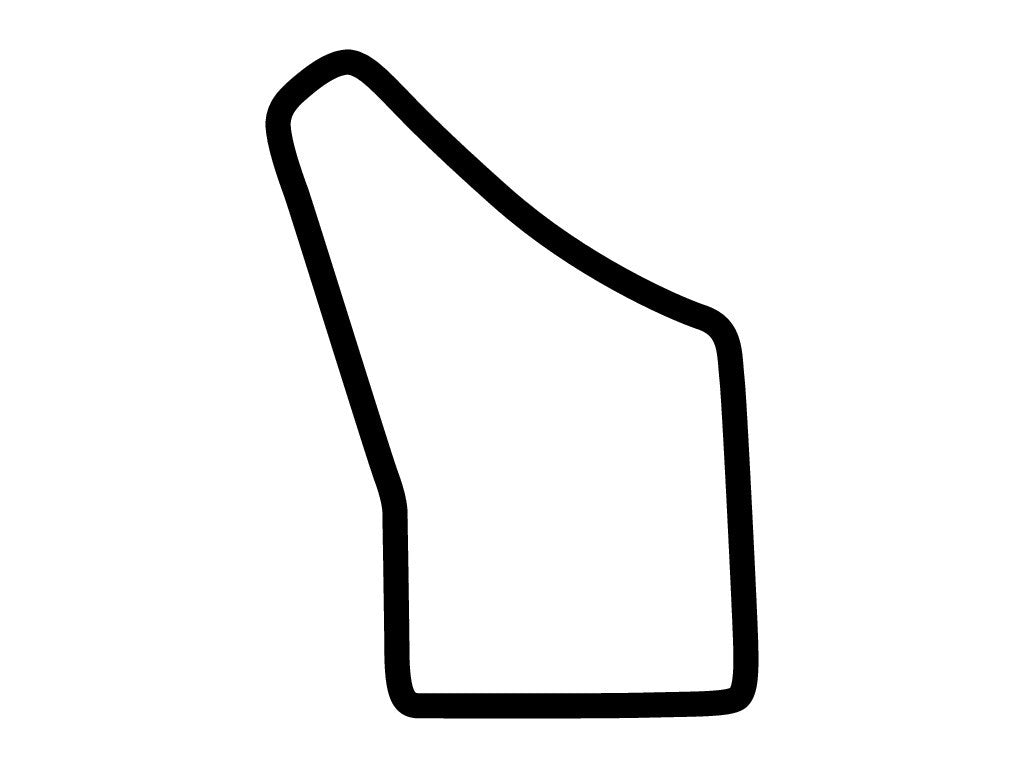 Copenhagen Historic Grand Prix Decal - White - 5cm