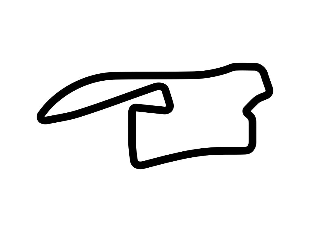 Denver Grand Prix Decal - White - 5cm