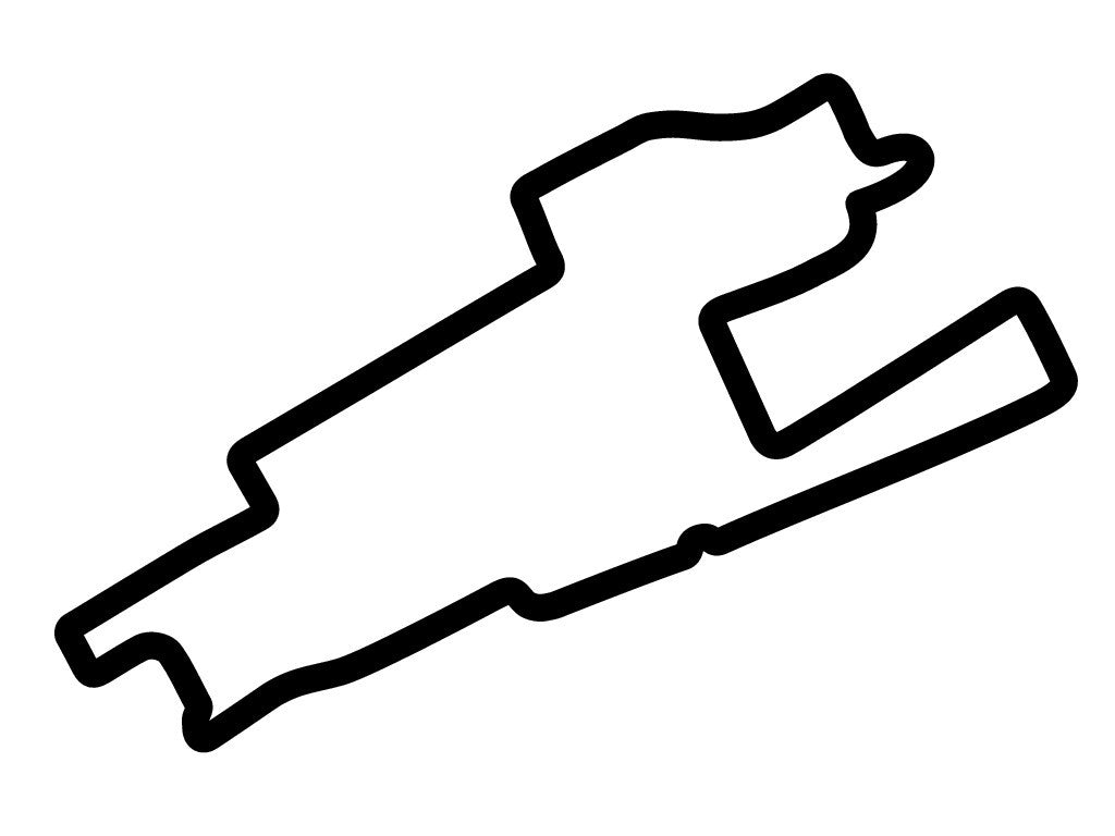 Detroit Grand Prix 1988 Decal - White - 5cm