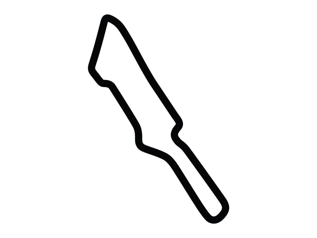 Wild Horse Pass Motorsports Park Firebird East Decal - White - 5cm