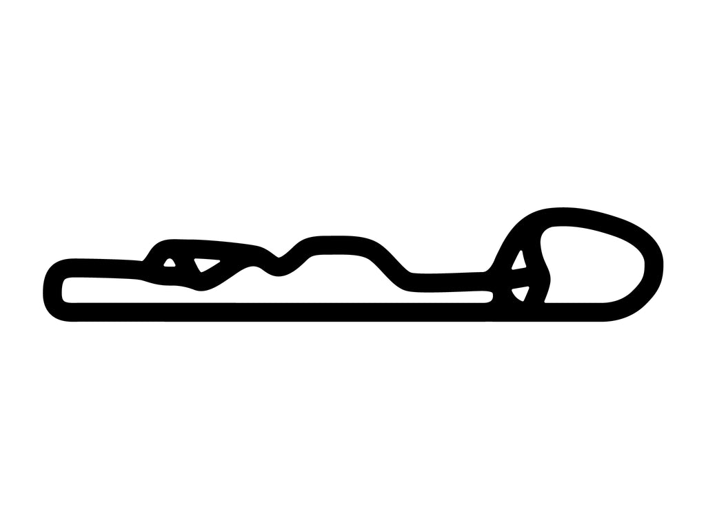 Wild Horse Pass Motorsports Park Firebird Decal - White - 5cm