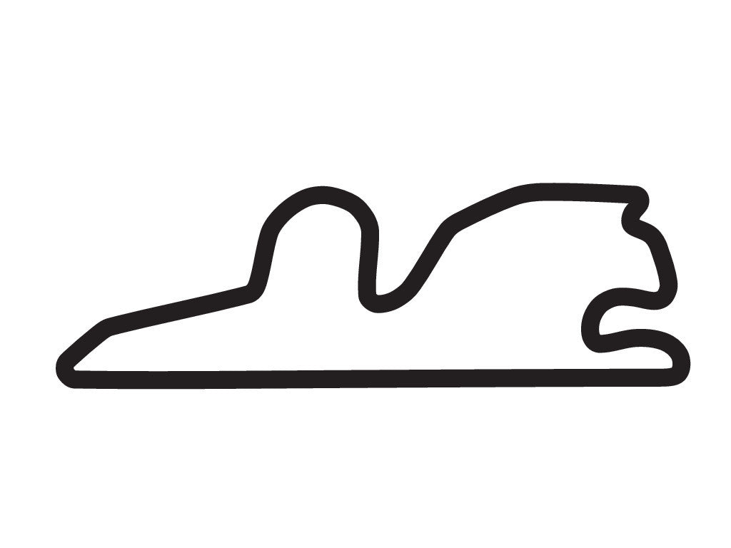 Fuji Speedway Decal - White - 5cm