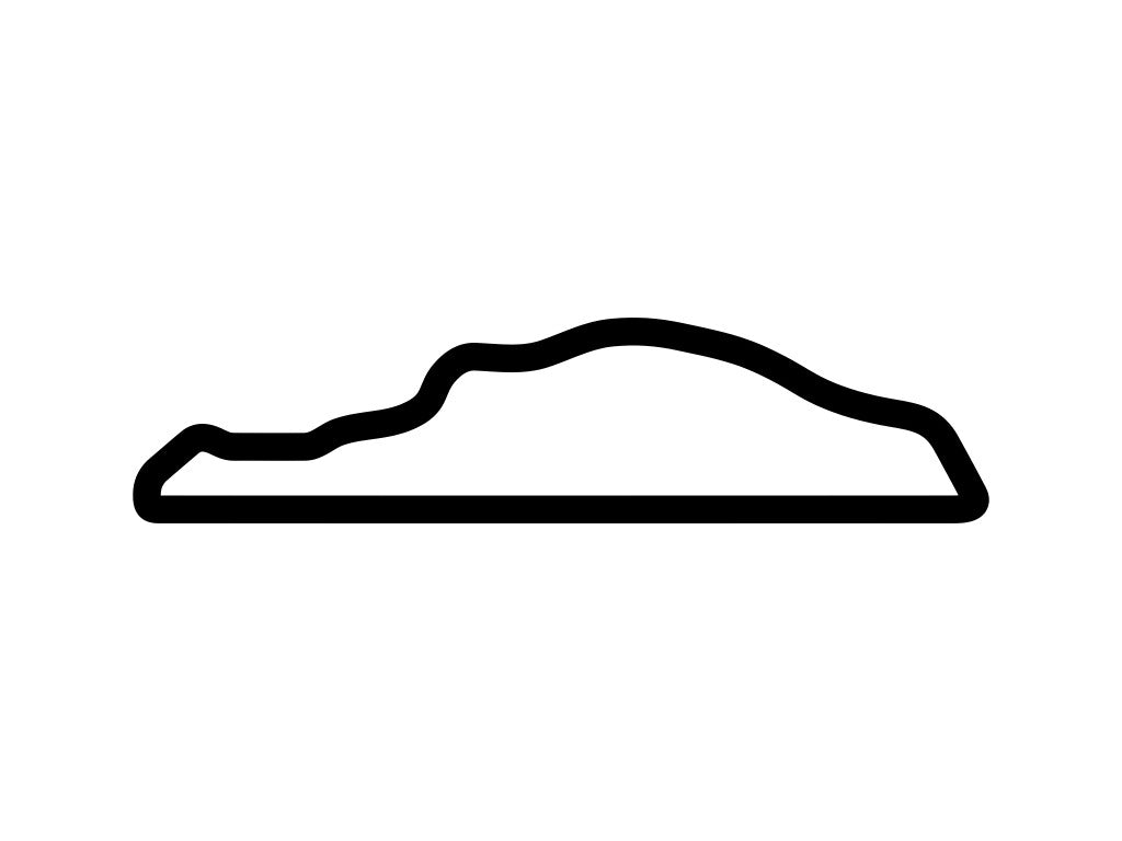 Lake Afton Course Decal - White - 5cm