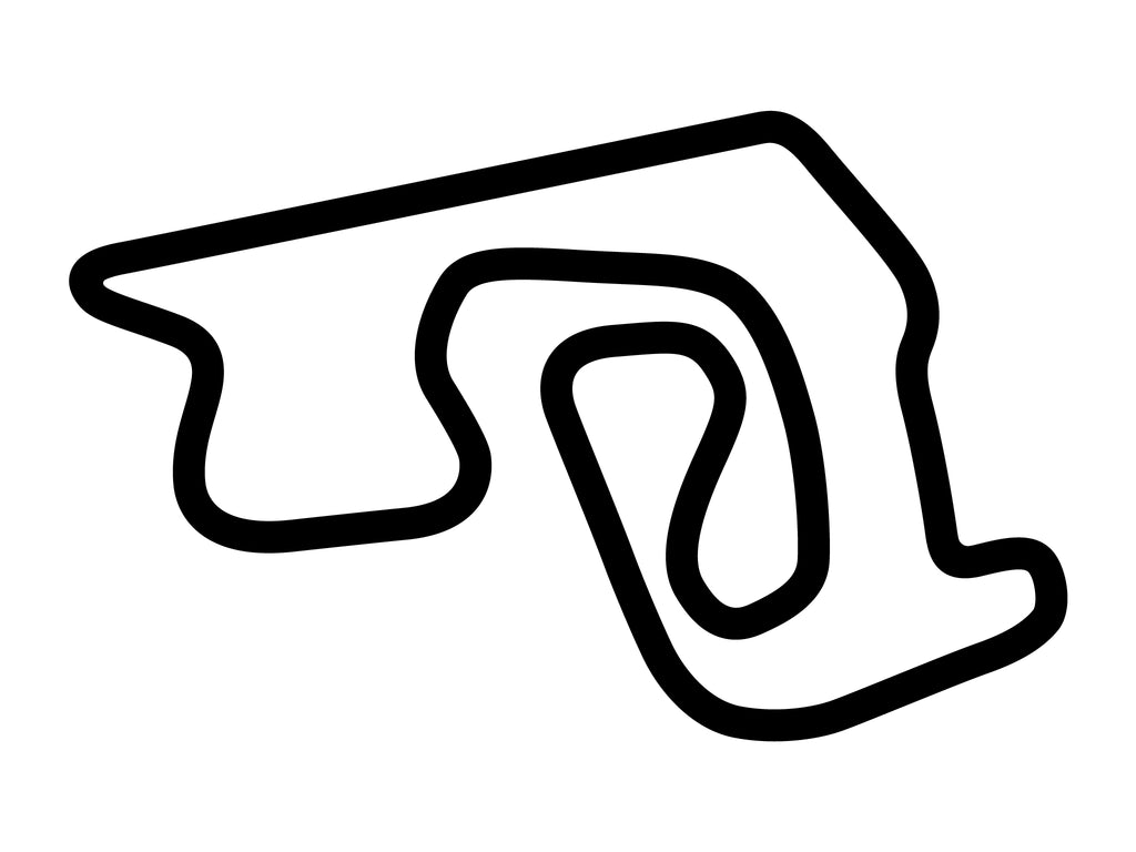 Shannonville Motorsport Park Decal - White - 5cm