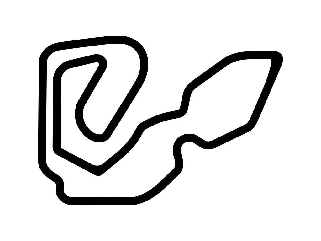 Mosport Driver Development Center 2.9km Decal - White - 5cm