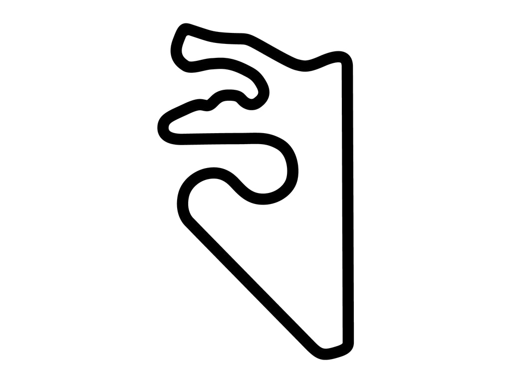 Spring Mountain Motorsports Ranch Moss Decal - White - 5cm