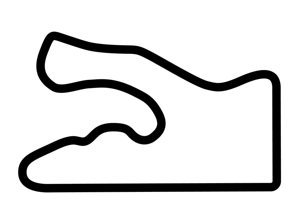 Spring Mountain Motorsports Ranch North Decal - White - 5cm