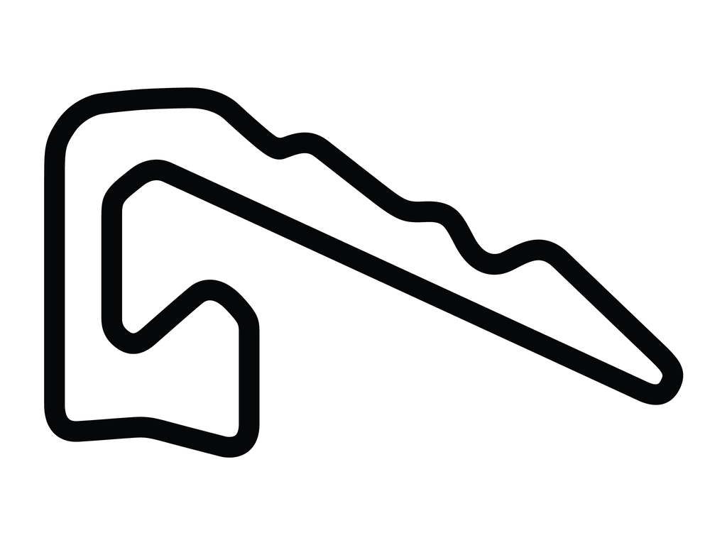 The Podium Club Outer Course Decal - White - 5cm