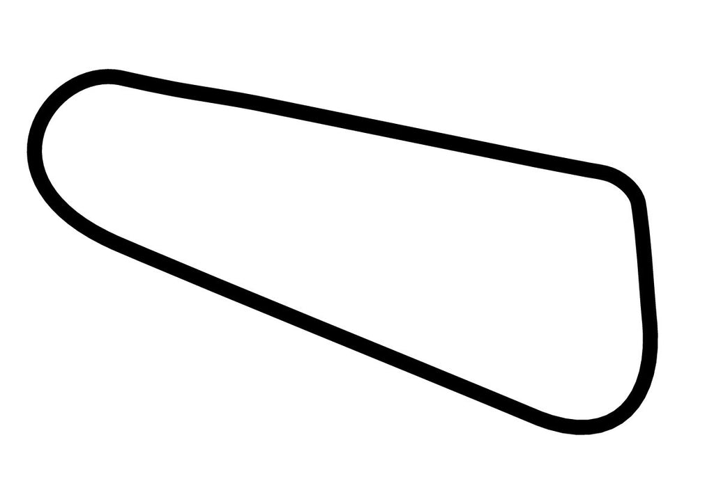 Mike Pero Motorsport Park 'A' Circuit Decal - White - 5cm