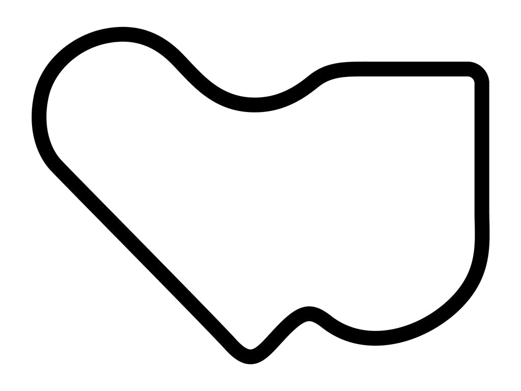 Spring Mountain Motorsports Ranch South Decal - White - 5cm