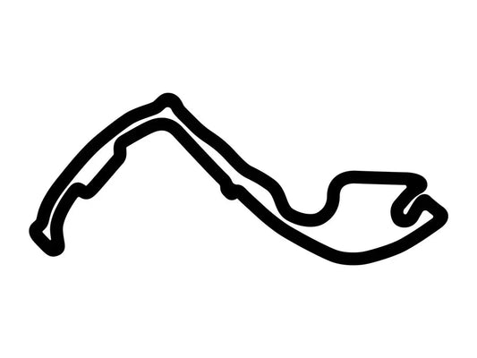Monaco Grand Prix vinyl decal on car window