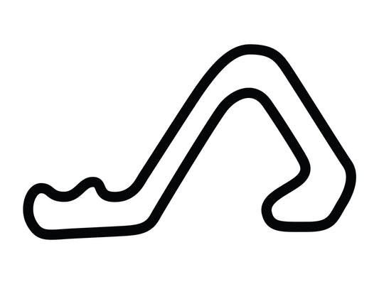 Motorsport Ranch Cresson 1.7 Decal - White - 5cm