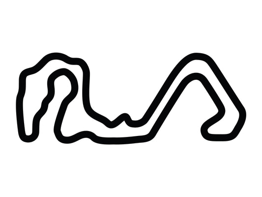 Motorsport Ranch Cresson 3.1 Decal - White - 5cm