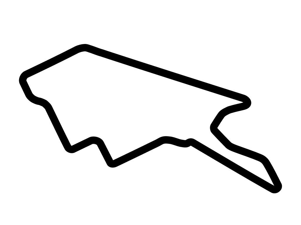 Adelaide Street Circuit Decal - White - 5cm