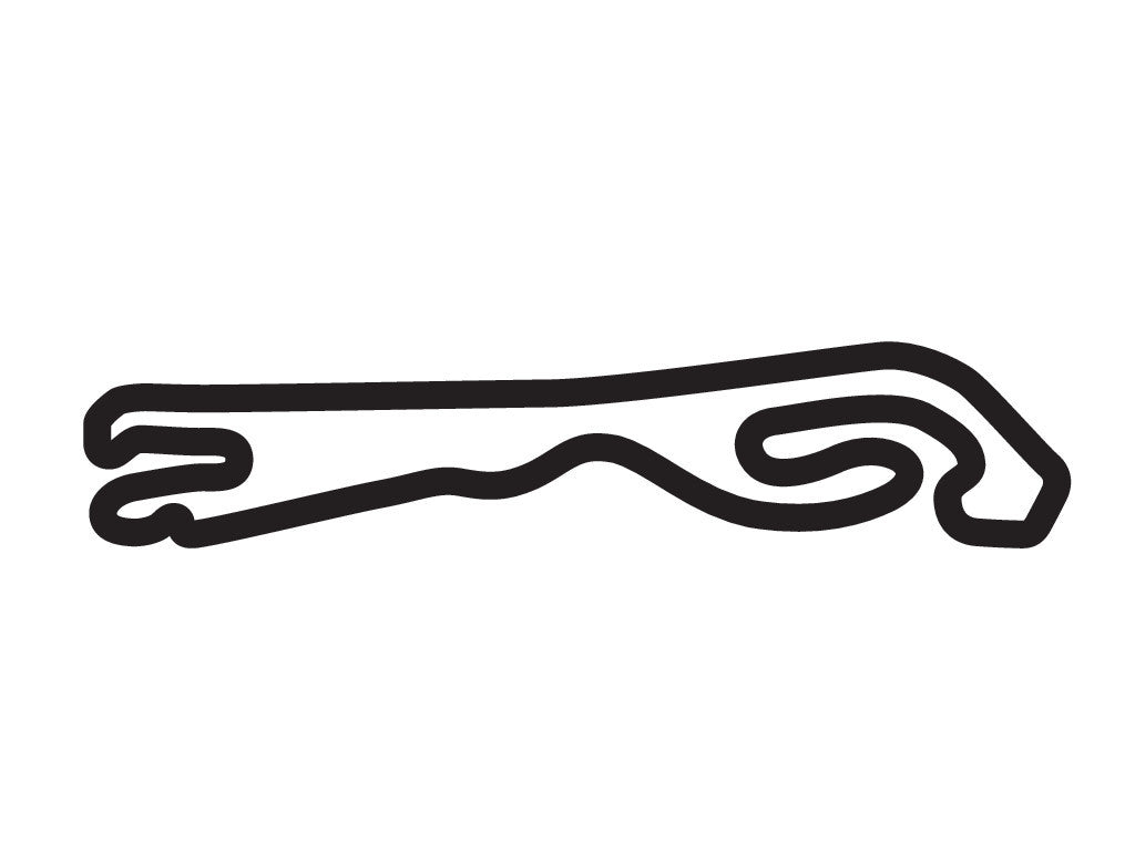 Anneau Du Rhin Loisir Circuit Decal - White - 5cm