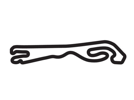 Anneau Du Rhin Loisir Circuit Decal - White - 5cm