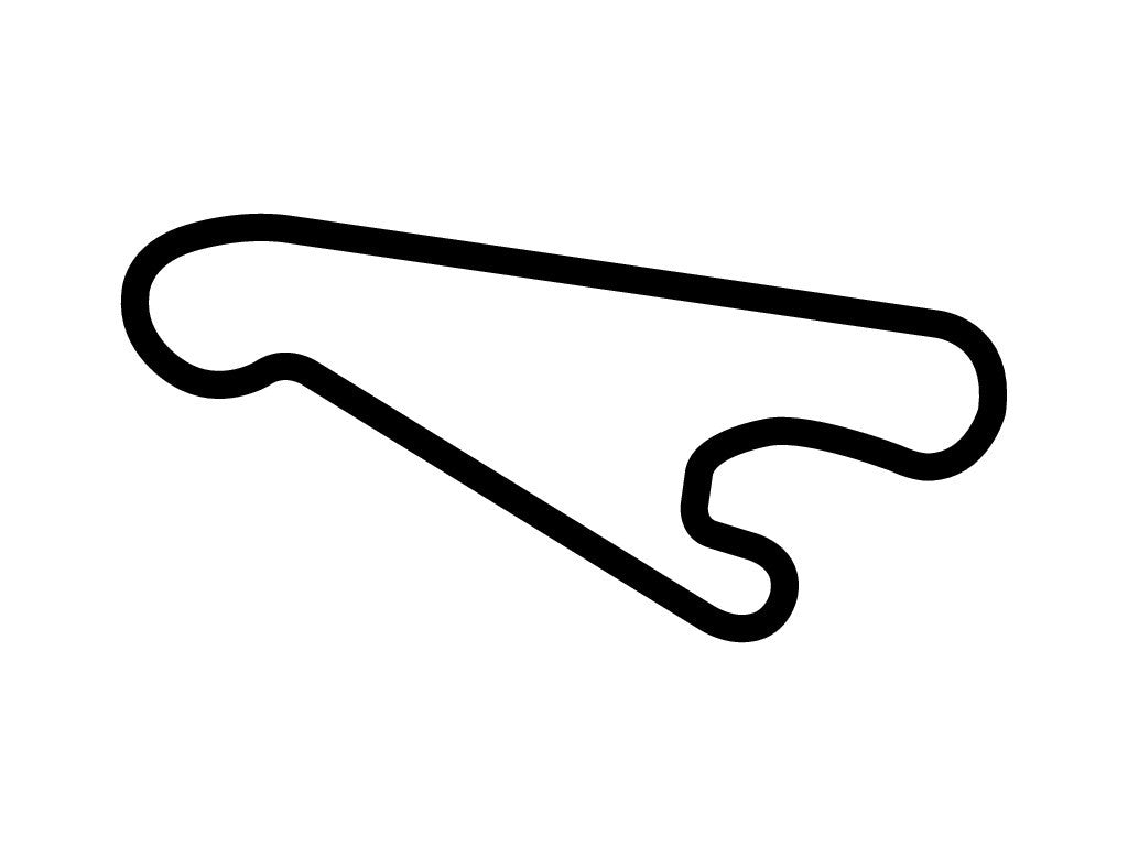 Arroyo Seco Raceway 1.1 Decal - White - 5cm