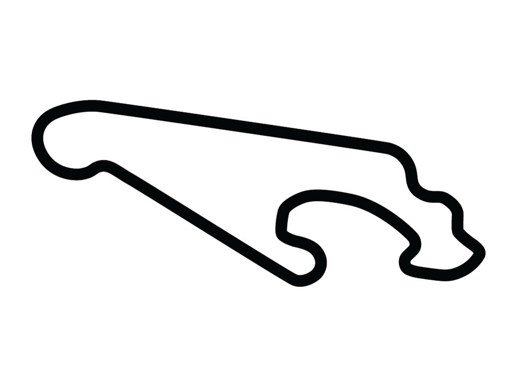 Arroyo Seco Raceway 1.4 Decal - White - 5cm