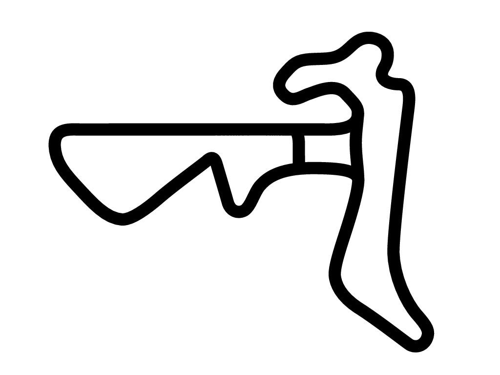 Autodromo Velo Citta Decal - White - 5cm