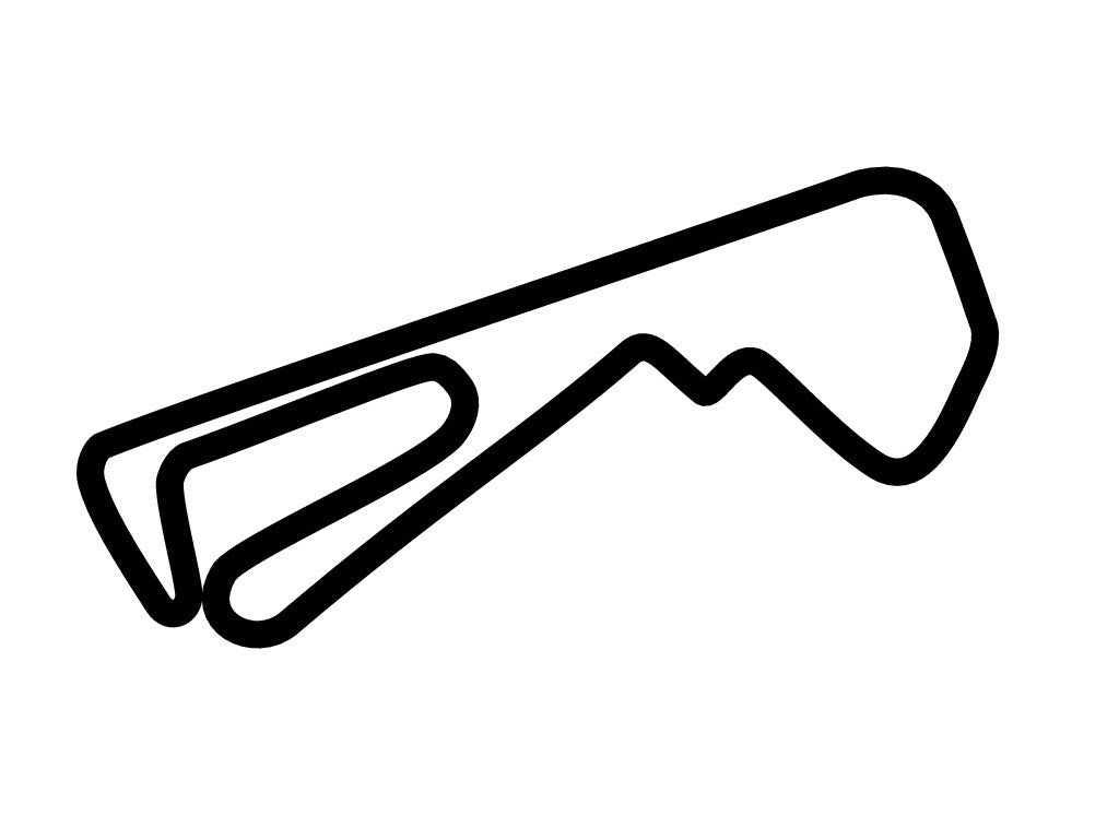 Autodromo dell'Umbria Decal - White - 5cm