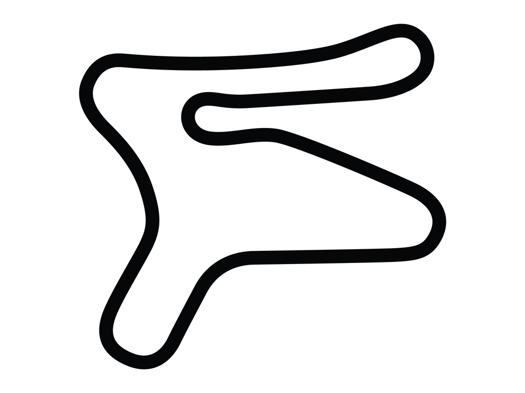 Bryar Motorsport Park Decal - White - 5cm