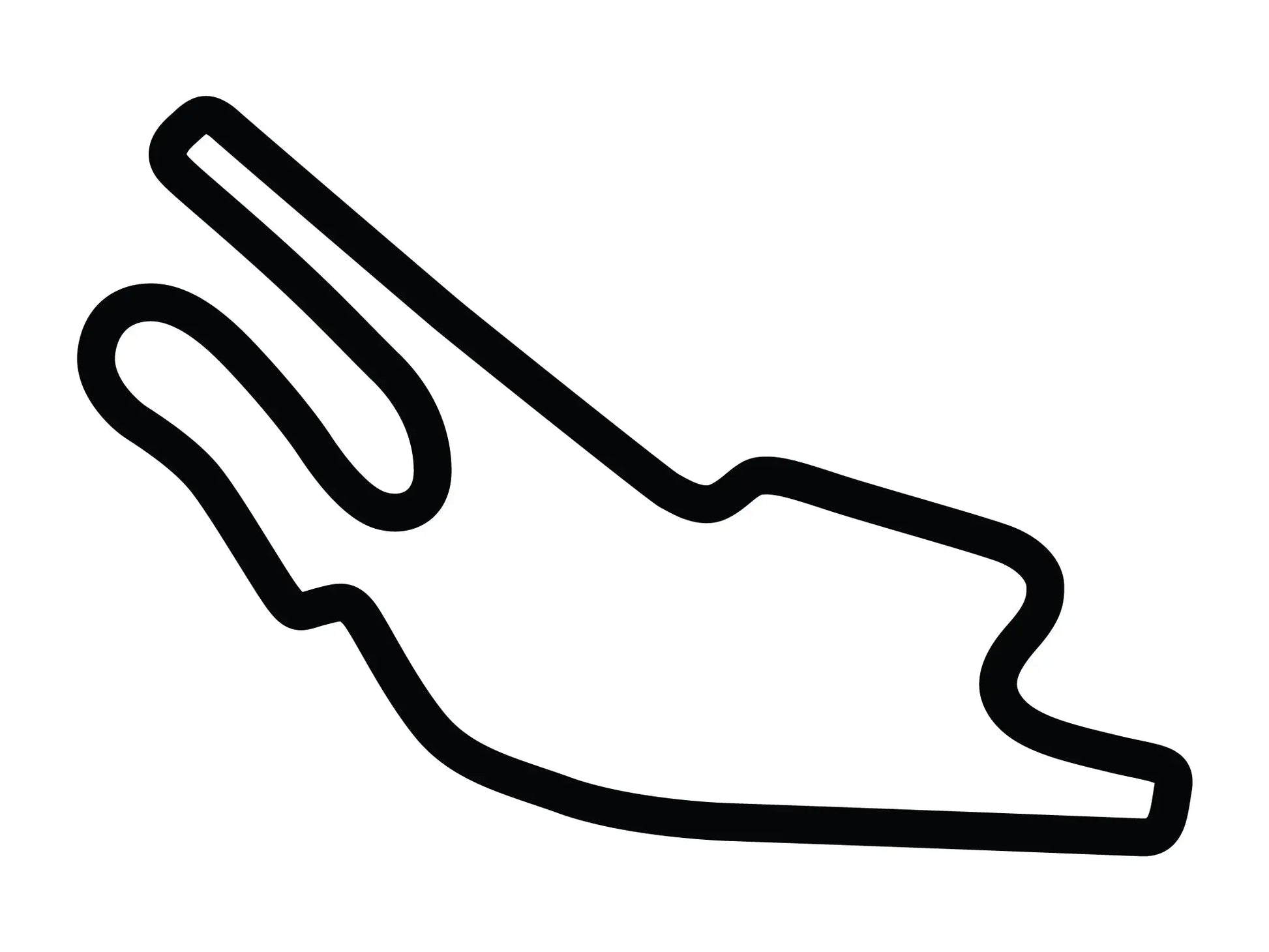 Bugatti Circuit at Le Mans Decal Position 1