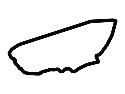 Le Mans Circuit de la Sarthe Decal VinylHub