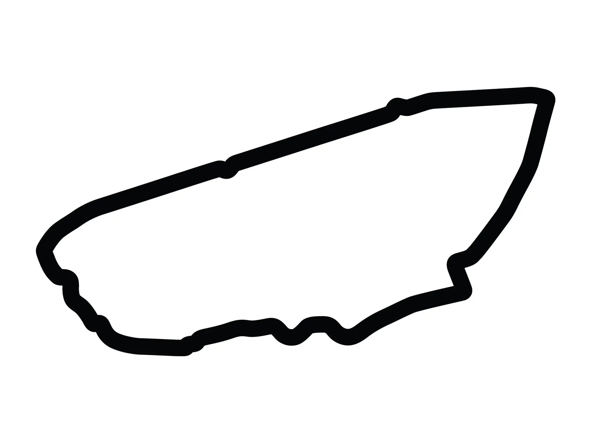 Le Mans Circuit de la Sarthe with Chicanes Decal Position 1