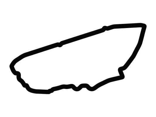 Le Mans Circuit de la Sarthe with Chicanes Decal Position 1