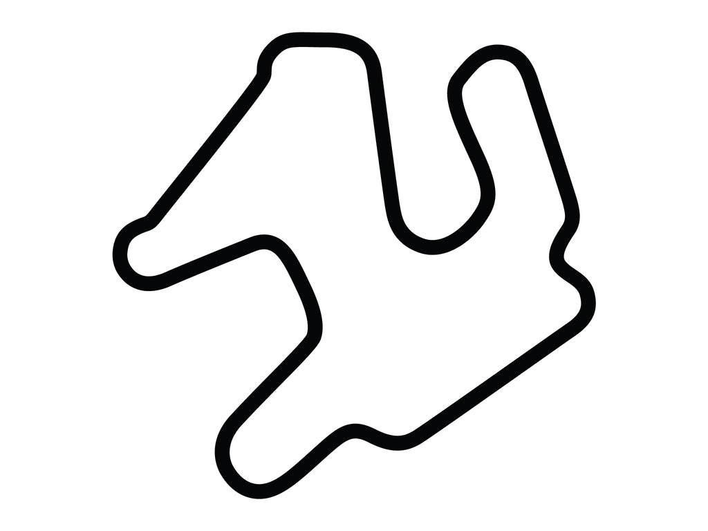 Chuckwalla Valley Raceway Decal - White - 5cm
