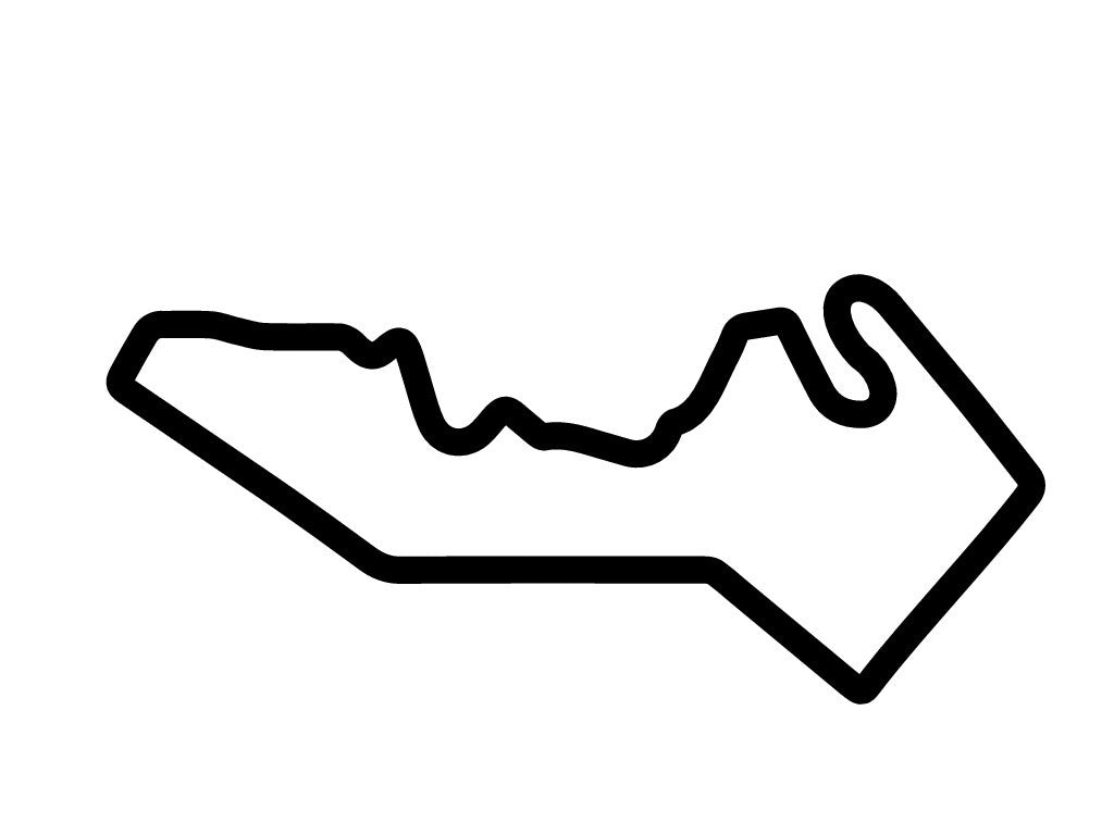 Guia Circuit Decal - White - 5cm