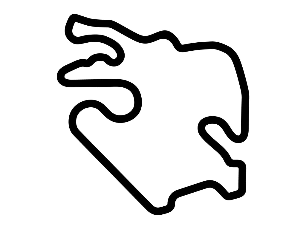 Spring Mountain Motorsports Ranch Clark Decal - White - 5cm