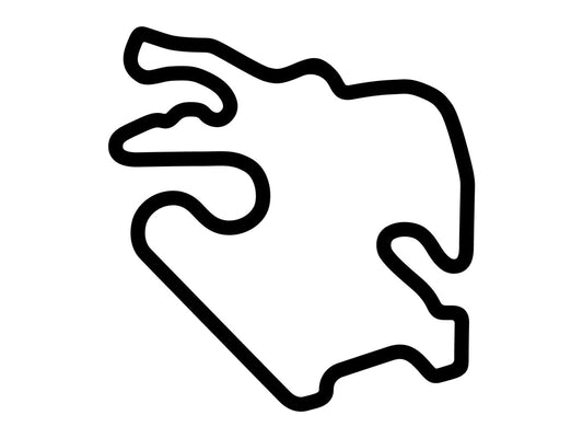 Spring Mountain Motorsports Ranch Clark Decal - White - 5cm