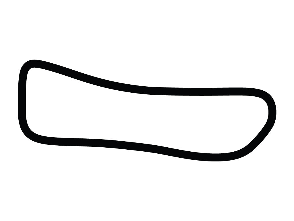 Road Atlanta Club Course Decal - White - 5cm