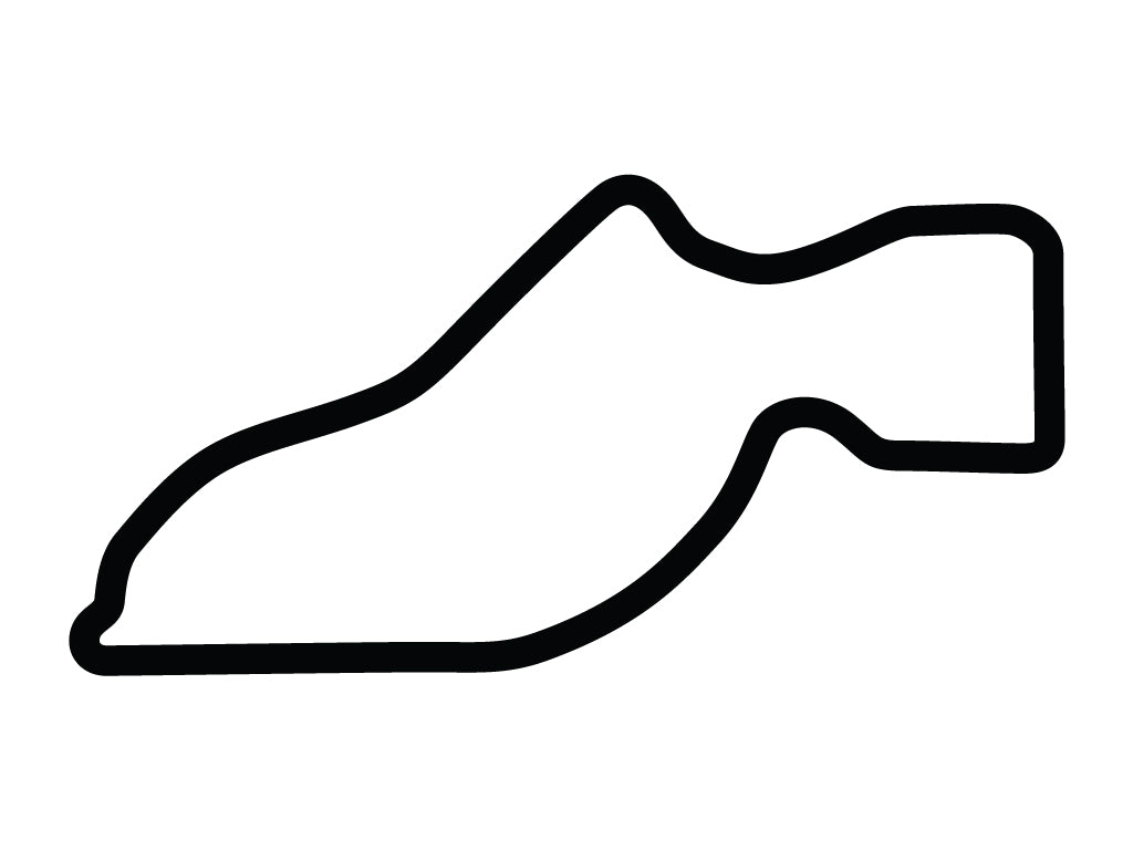 Sebring International Raceway Club Course Decal - White - 5cm