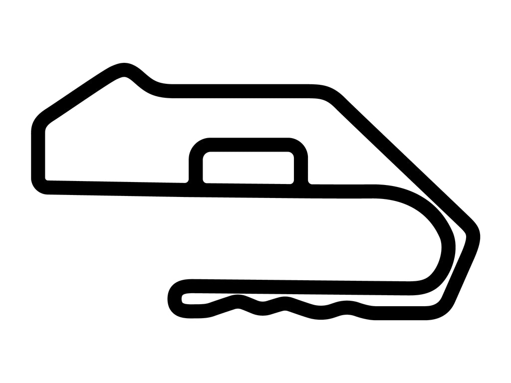Florida International Rally & Motorsport Park Combination Decal - White - 5cm