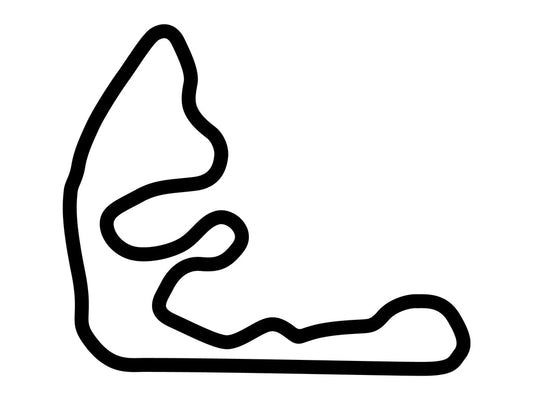 Inde Motorsports Ranch Configuration 1 Decal - White - 5cm