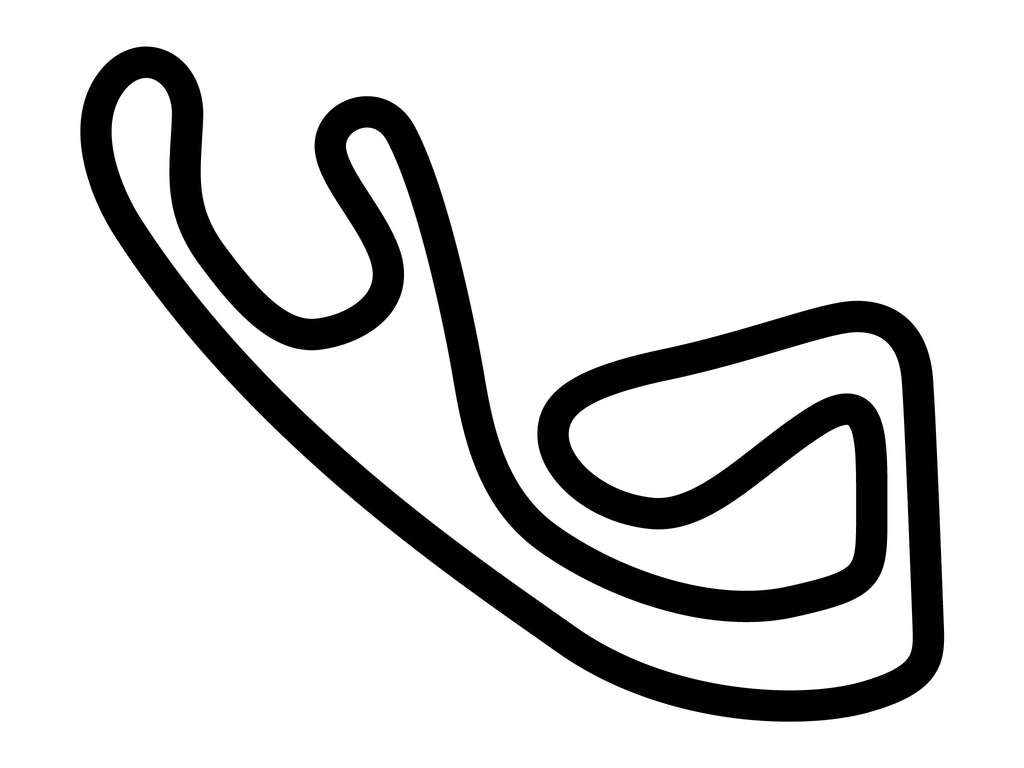 Englishtown Raceway Park (Old Bridge Township) Decal - White - 5cm
