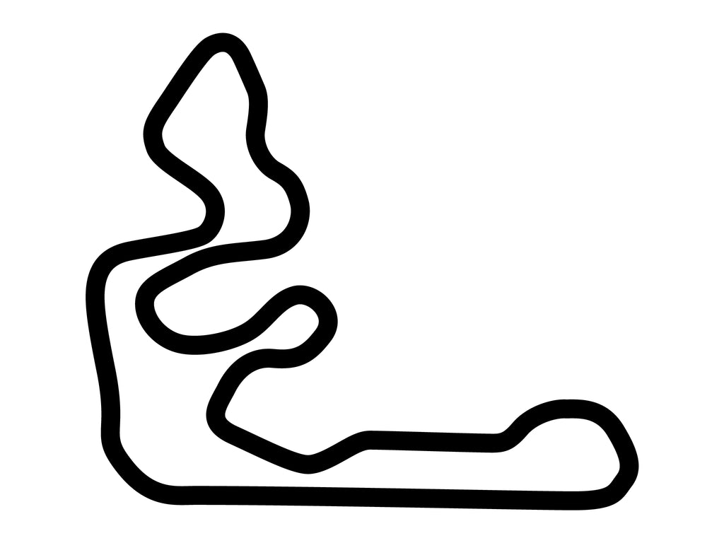 Inde Motorsports Ranch Configuration 4 Decal - White - 5cm