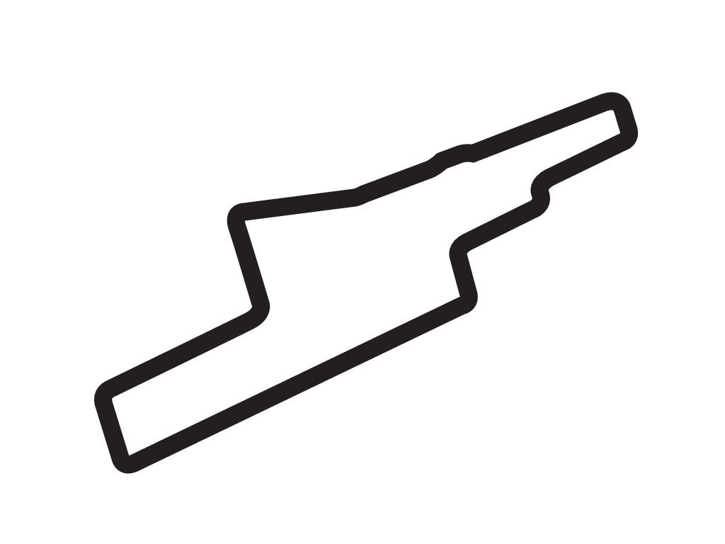 Coronado Speed Festival Decal - White - 5cm