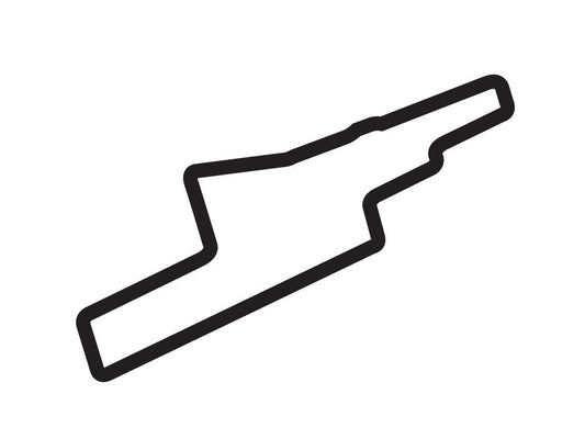 Coronado Speed Festival Decal - White - 5cm