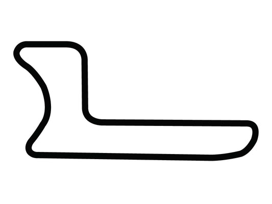 Thermal Club Desert Circuit Decal - White - 5cm